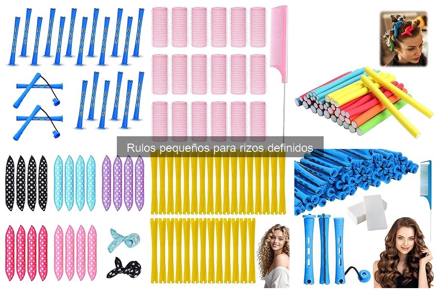 ** Mejores rulos pequeños para rizos definidos en cabello rizado