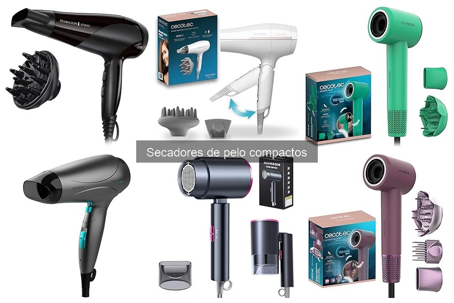 Mejores secadores de pelo compactos para viajar en 2023