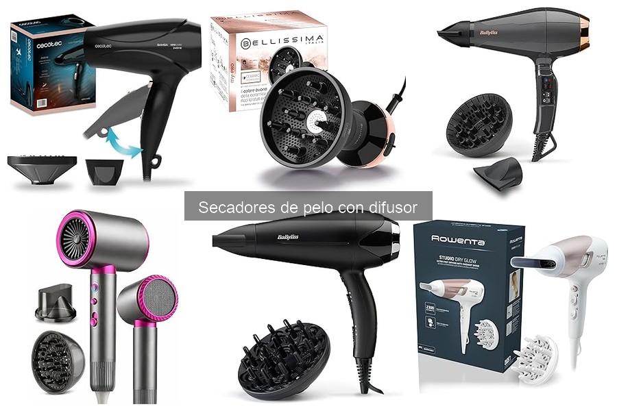 Mejores secadores de pelo con difusor en 2023