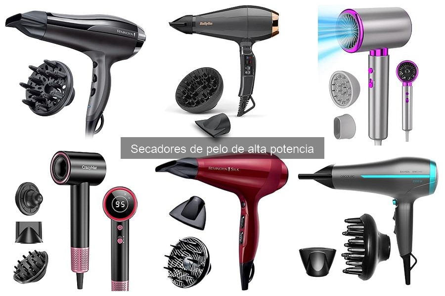 Mejores secadores de pelo de alta potencia para cabello rizado