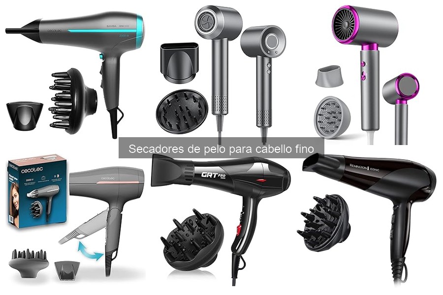 Mejores secadores de pelo económicos para cabello fino