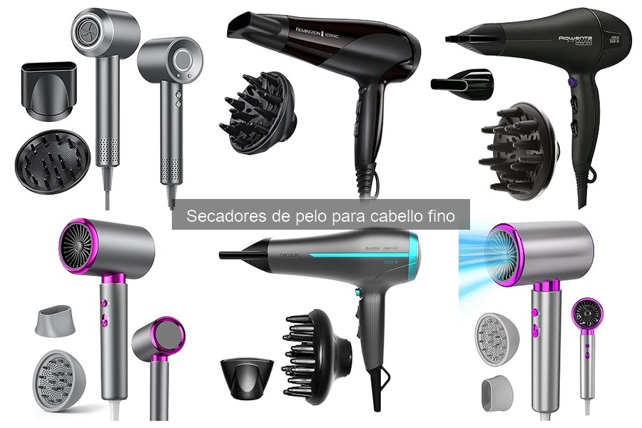 Mejores secadores de pelo para cabello fino en 2023