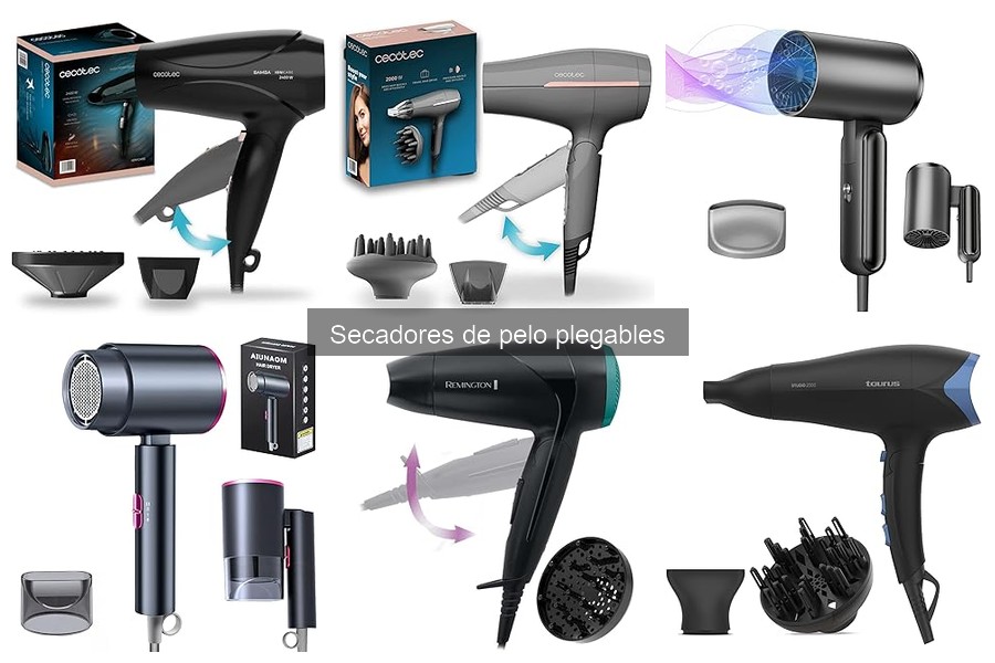 Mejores secadores de pelo plegables para viajar en 2023
