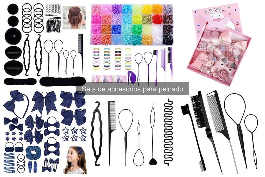 Mejores sets de accesorios para peinado de cabello rizado