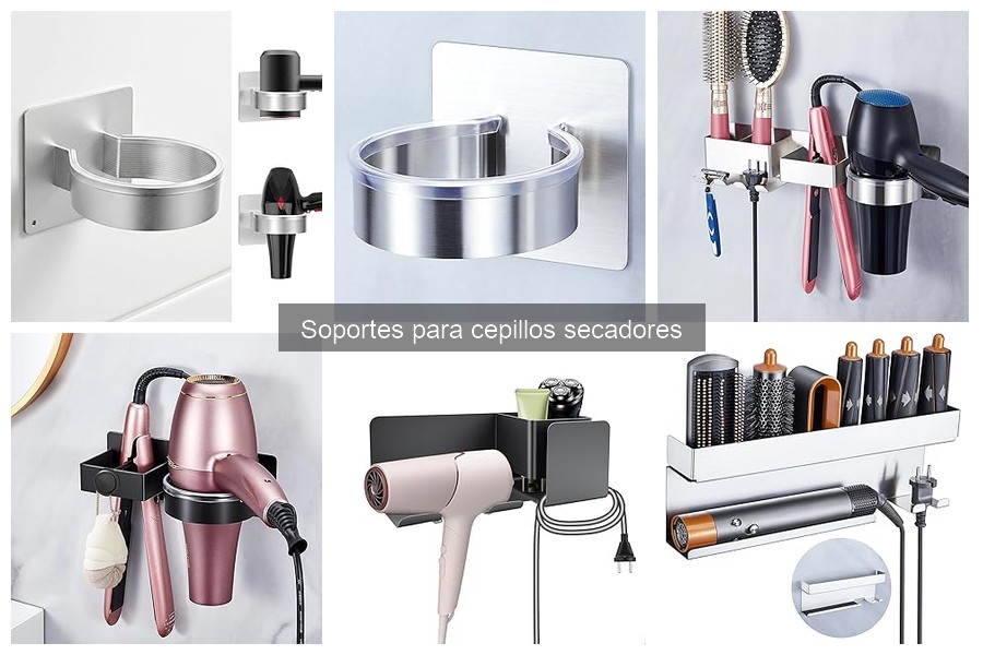 Mejores soportes para cepillos secadores en 2023