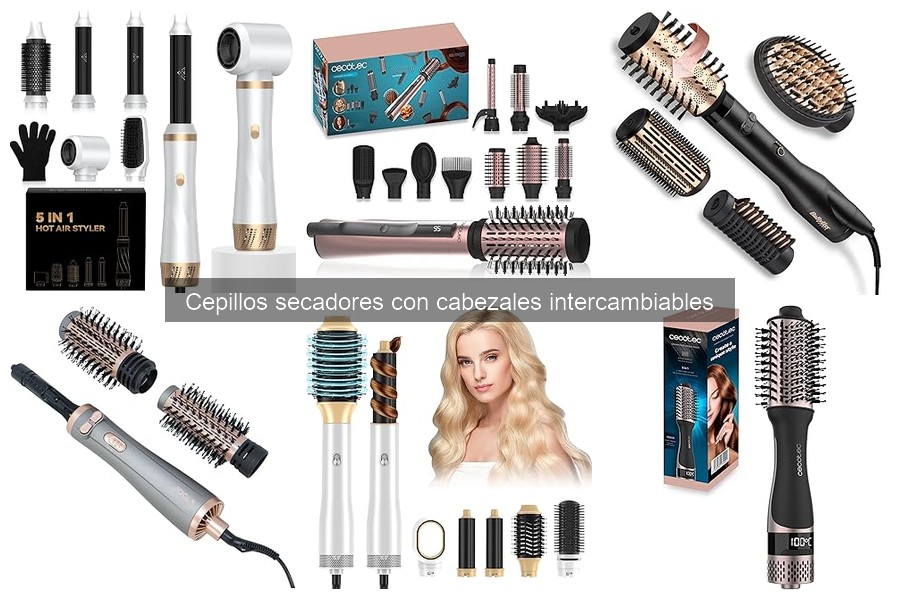 Ofertas y descuentos en cepillos secadores con cabezales intercambiables