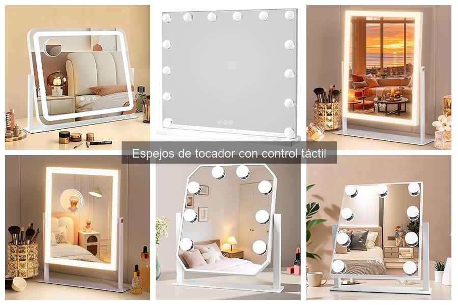 Ofertas y precios en espejos de tocador con control táctil