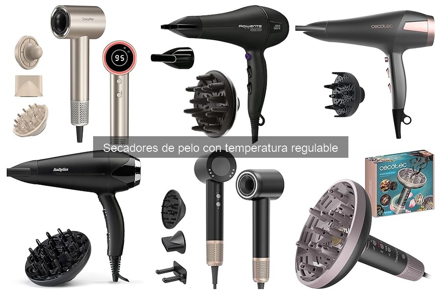 Ofertas y precios en secadores de pelo con temperatura regulable