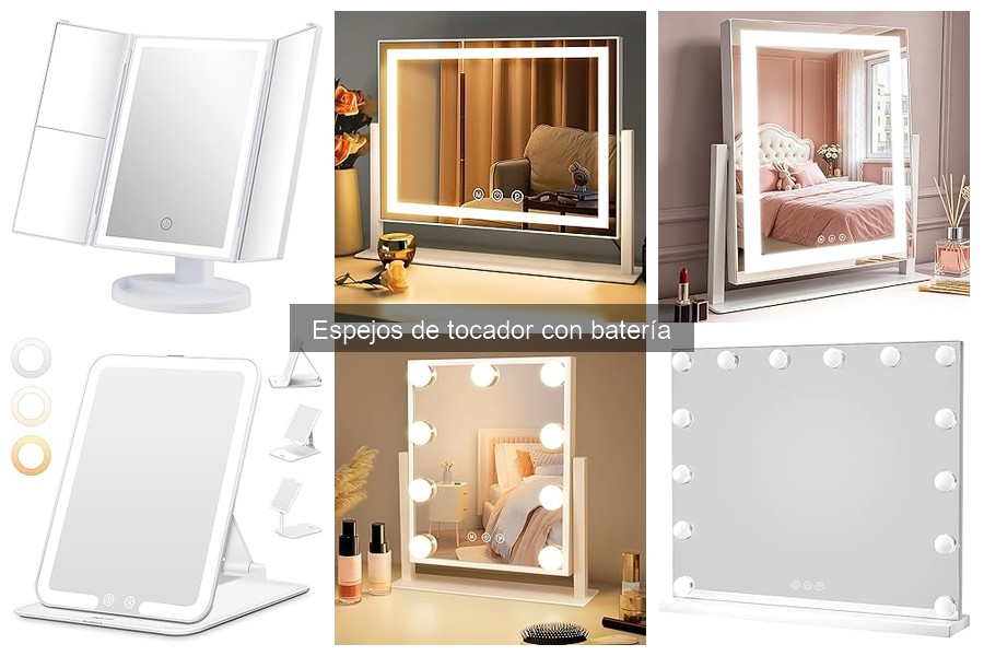 Opiniones de Espejos de Tocador con Batería: Mejores Modelos