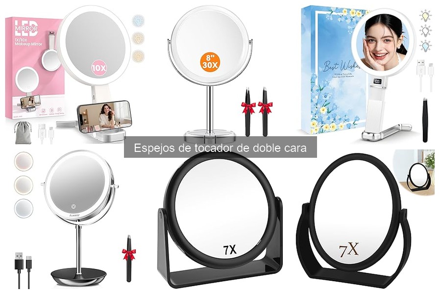 Opiniones de los mejores espejos de tocador de doble cara