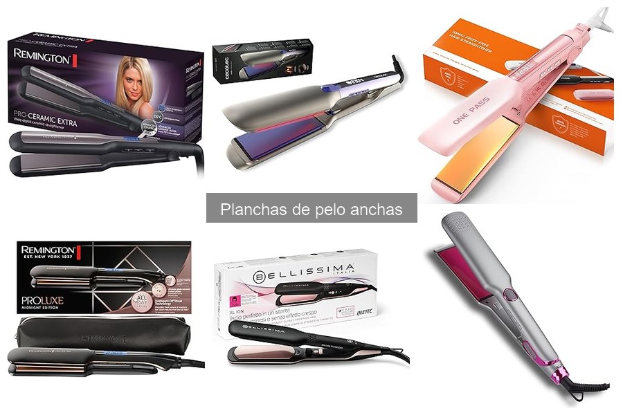 Opiniones sobre las Mejores Planchas de Pelo Anchas