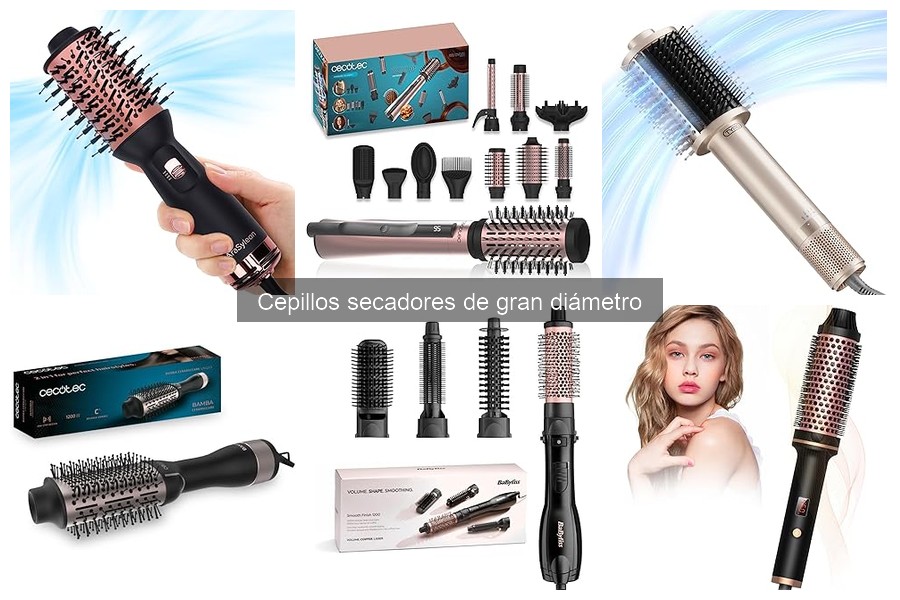 Opiniones sobre los mejores cepillos secadores de gran diámetro