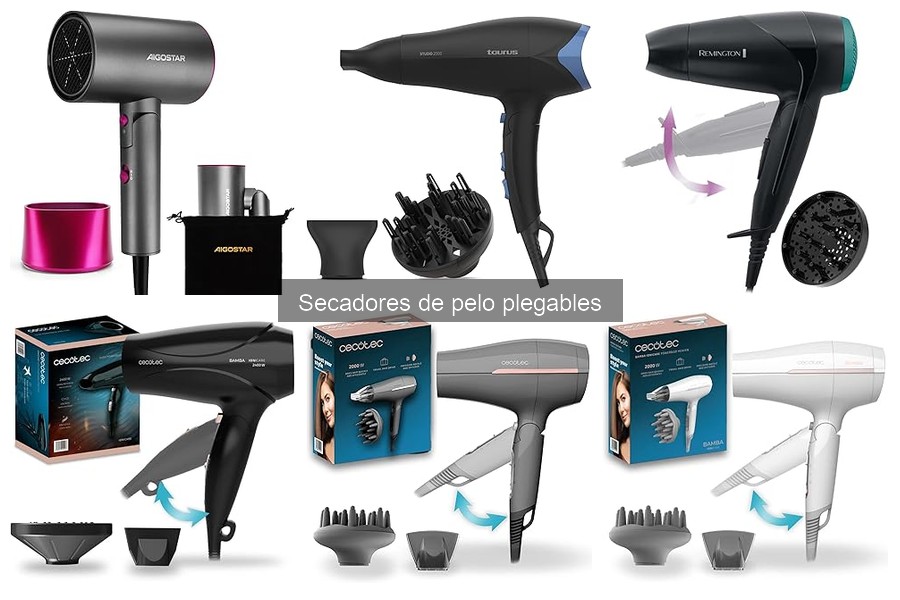 Opiniones sobre los mejores secadores de pelo plegables