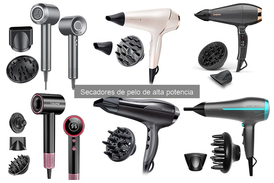 Opiniones sobre Secadores de Pelo de Alta Potencia
