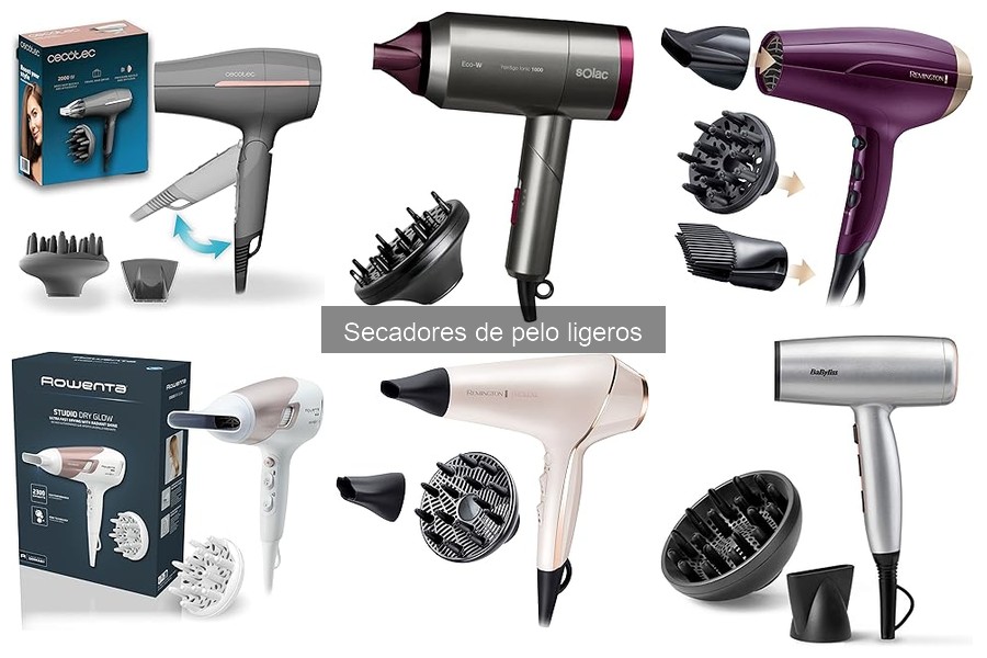 Opiniones sobre Secadores de Pelo Ligeros en 2023