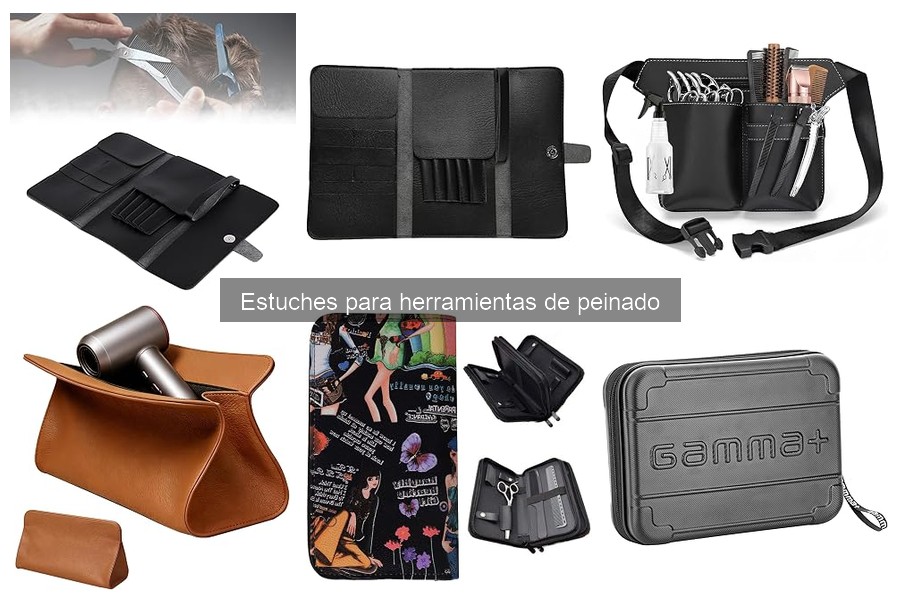 Organización eficiente de estuches para herramientas de peinado