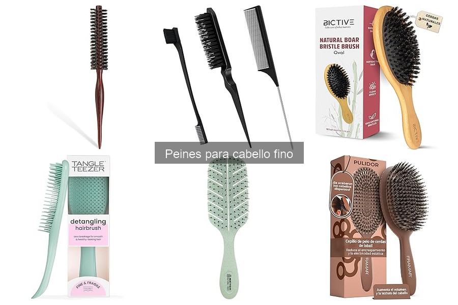 Peines ideales para cabello fino: ¿Cuál elegir?