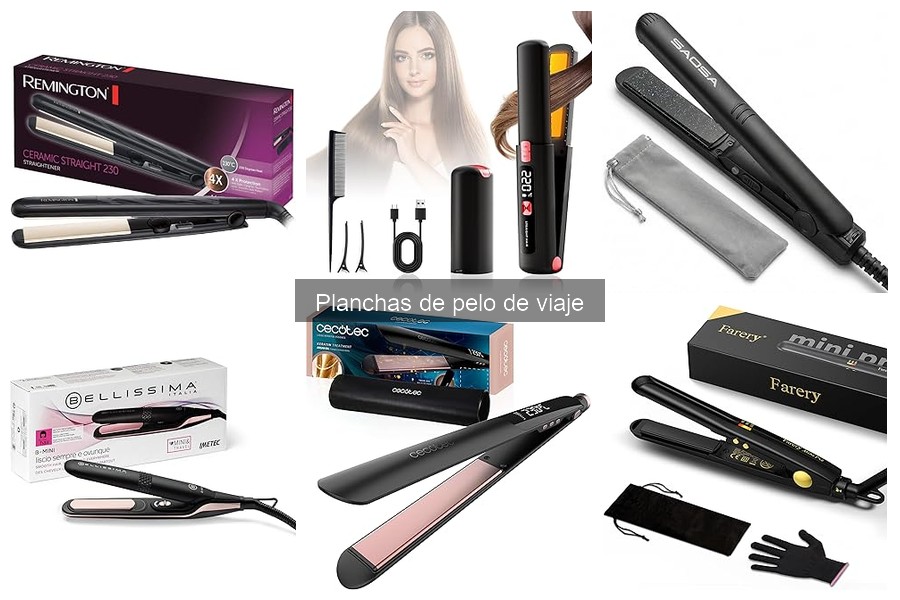 Planchas de pelo de viaje con funciones adicionales para ti