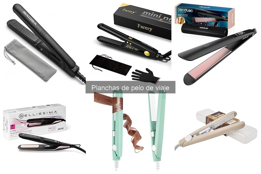 Planchas de Pelo de Viaje con Tecnología Avanzada