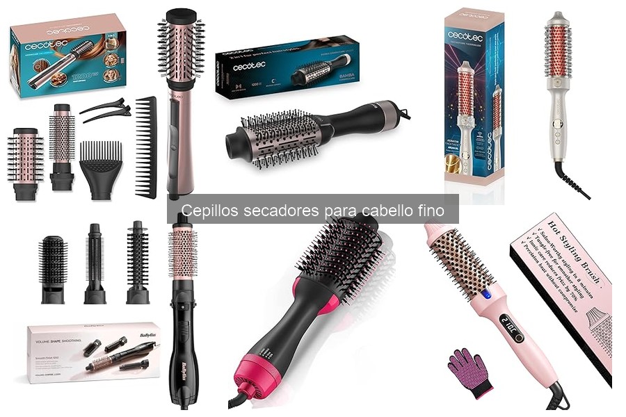 Potencia ideal para cepillos secadores de cabello fino