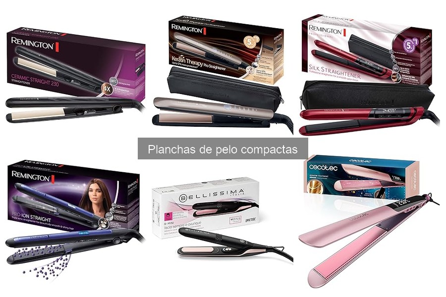 Precio promedio de planchas de pelo compactas en 2023