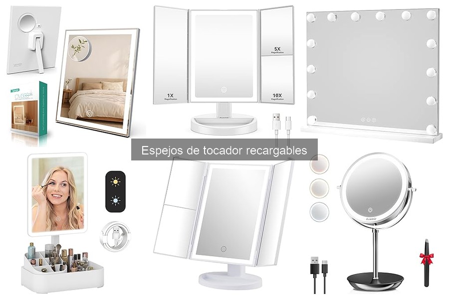 Precios de Espejos de Tocador Recargables y Dónde Comprarlos