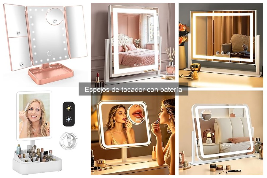Precios y Dónde Comprar Espejos de Tocador con Batería