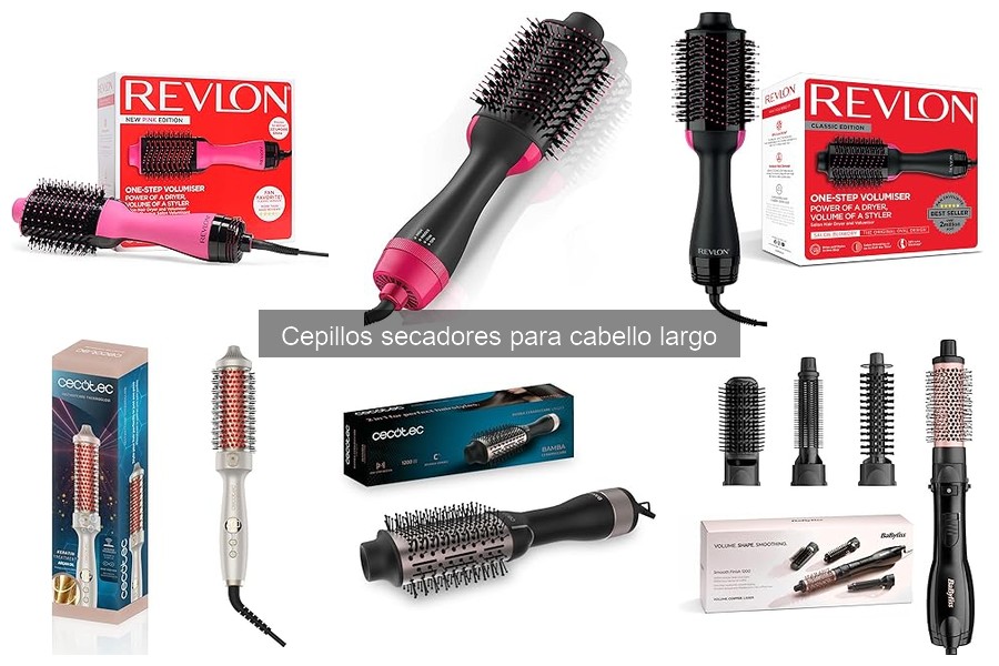 Problemas comunes al usar cepillos secadores para cabello largo