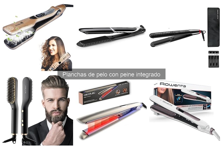 Problemas comunes al usar planchas de pelo con peine integrado
