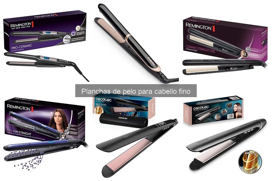 Problemas comunes al usar planchas en cabello fino