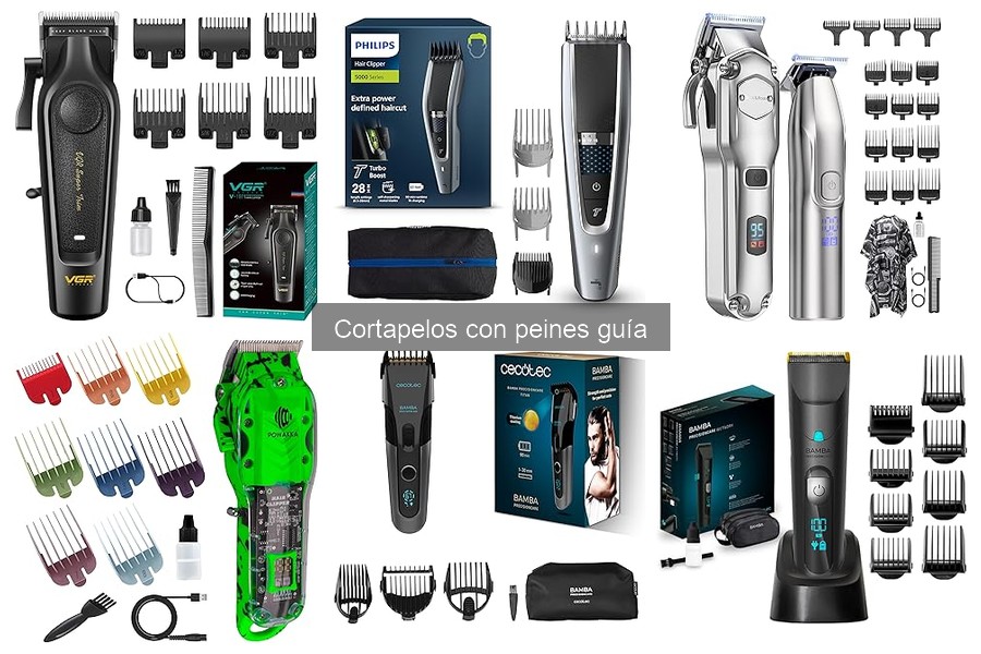 Problemas comunes con cortapelos y peines guía: Soluciones