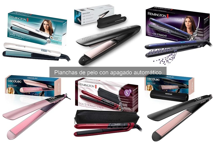Problemas comunes con planchas de pelo con apagado automático