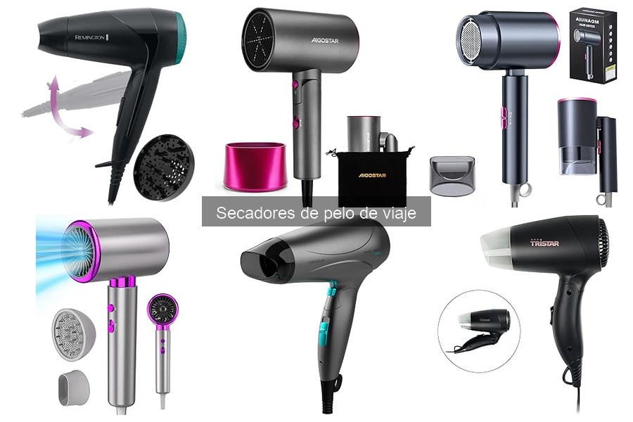 Problemas comunes con secadores de pelo de viaje y soluciones