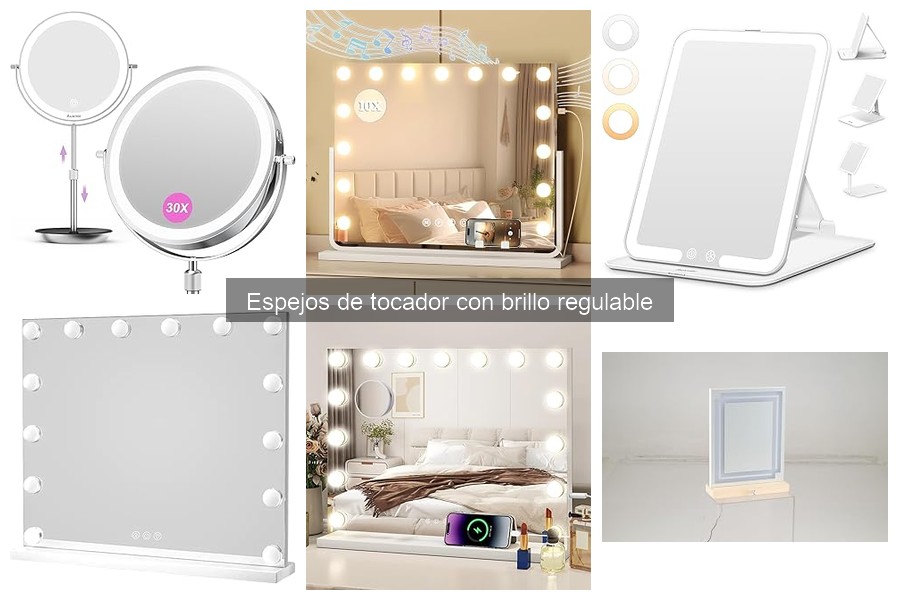 Problemas comunes en espejos de tocador con brillo regulable