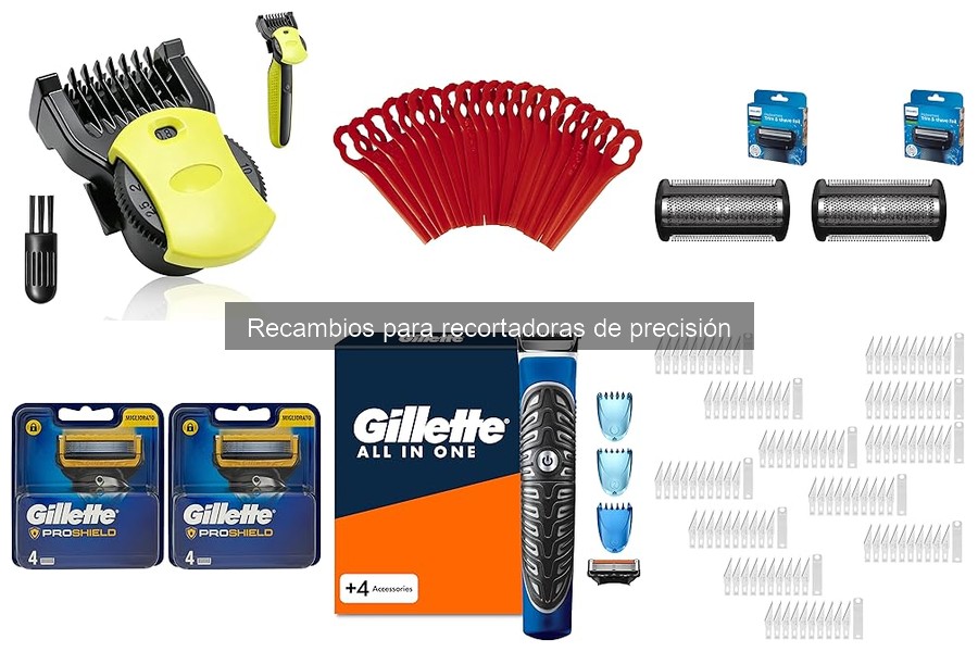 Problemas frecuentes con recambios de recortadoras de precisión