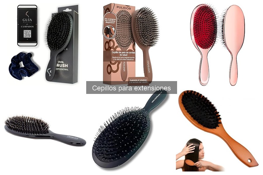 ¿Pueden los cepillos dañar tus extensiones de cabello?