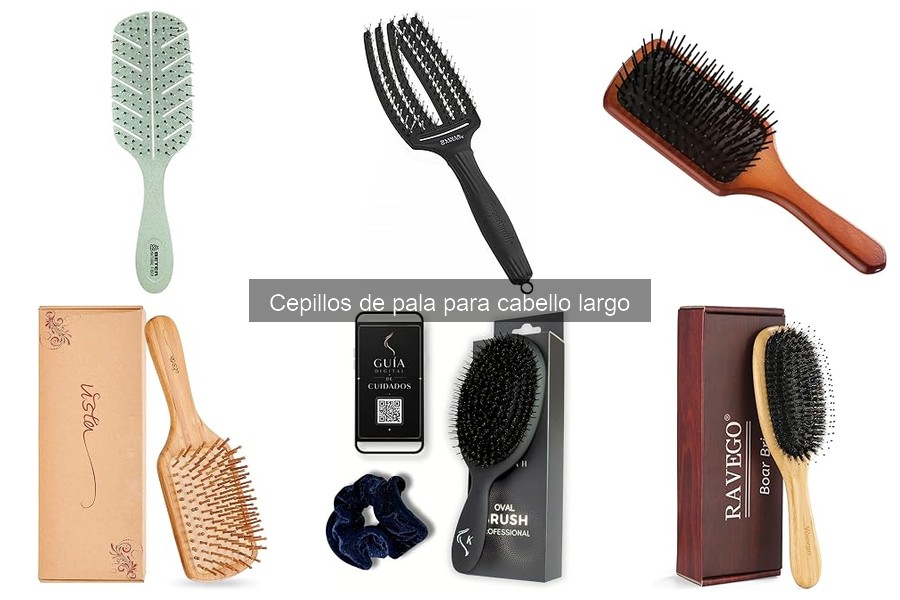 ¿Qué es un cepillo de pala y cómo usarlo en cabello largo?