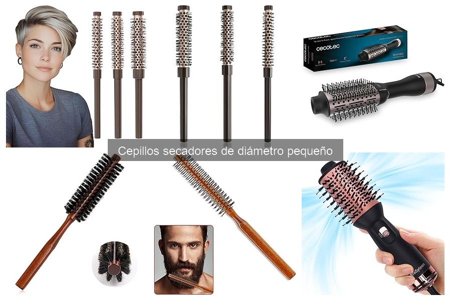Qué es un cepillo secador de diámetro pequeño y sus beneficios