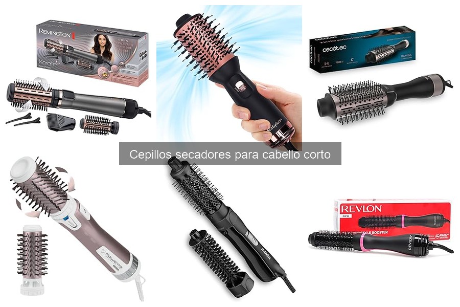 ¿Qué es un cepillo secador para cabello corto? Beneficios y más