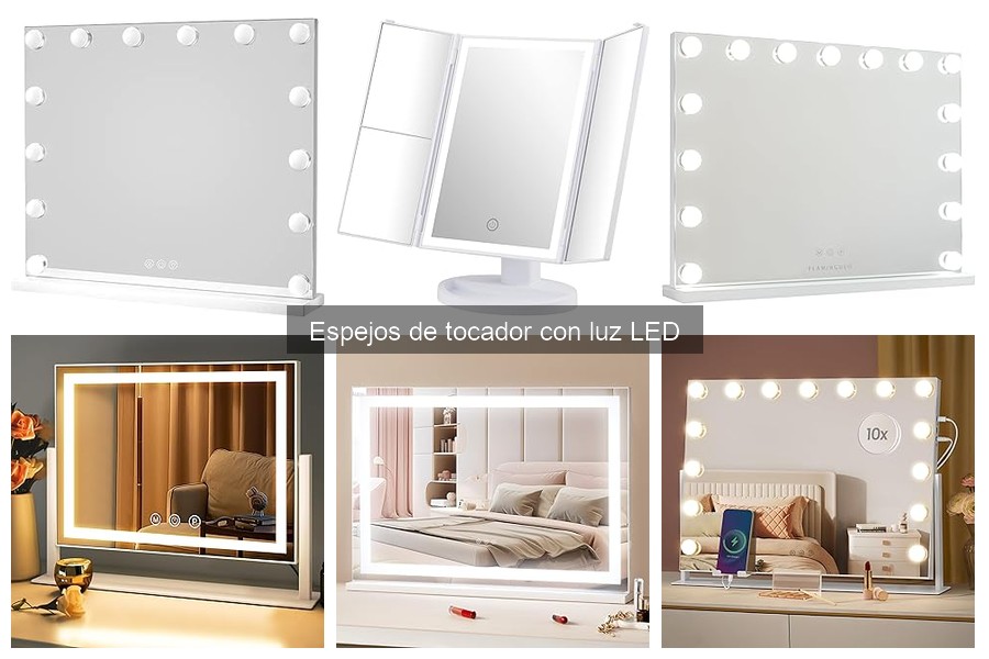 ¿Qué es un espejo de tocador con luz LED? Características y funciones