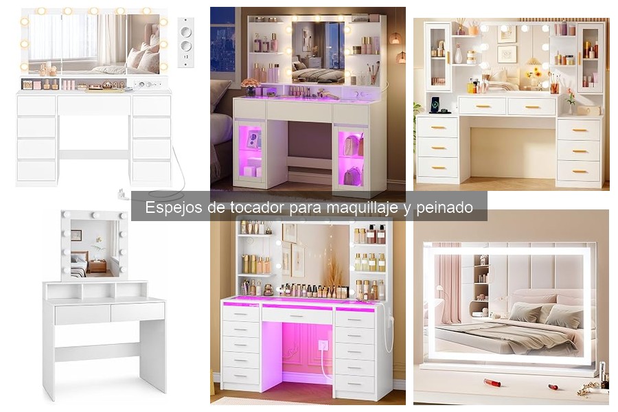 ¿Qué es un espejo de tocador para maquillaje y peinado?