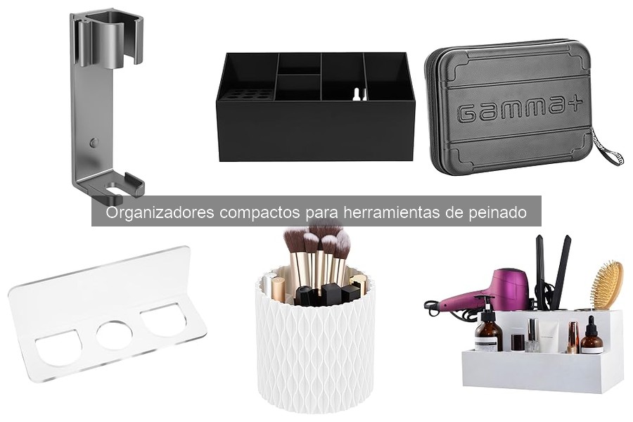 ¿Qué es un organizador compacto para herramientas de peinado?