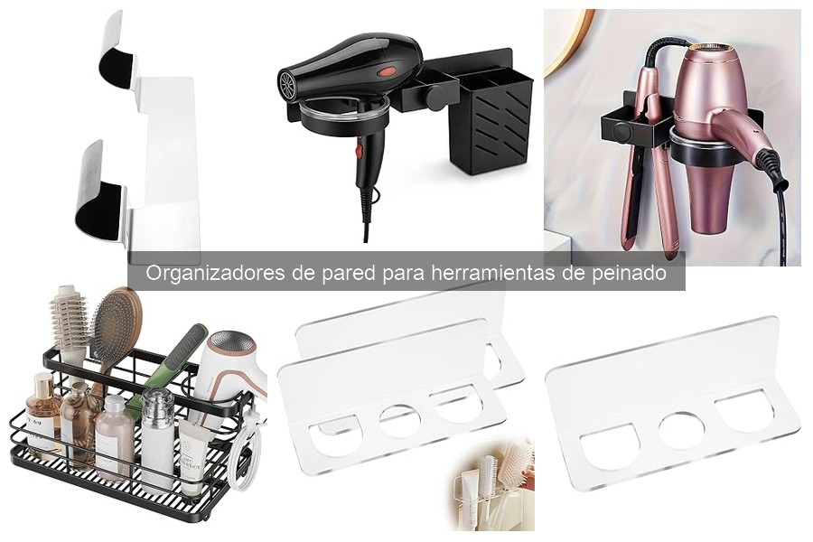 ¿Qué es un organizador de pared para herramientas de peinado?