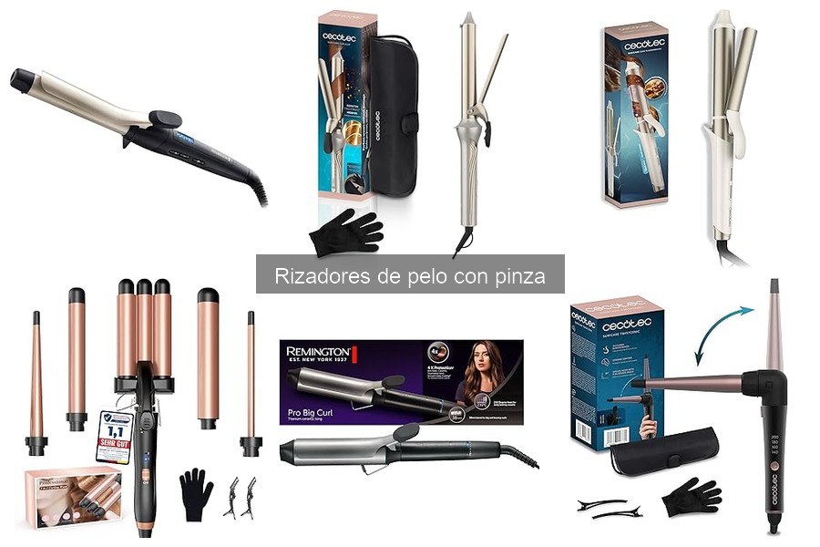 ¿Qué es un rizador de pelo con pinza? Características y usos