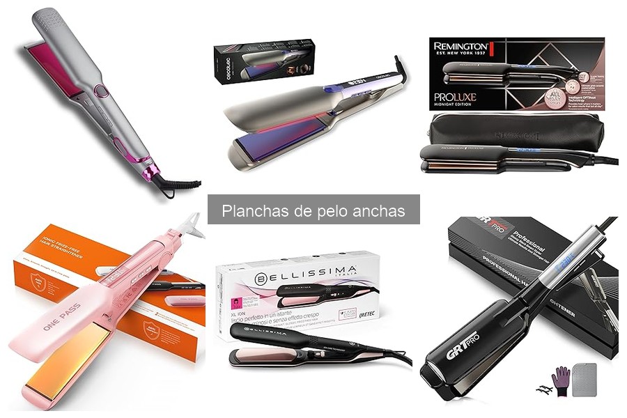 ¿Qué es una plancha de pelo ancha? Ventajas y características