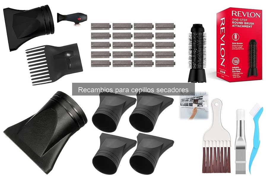 ¿Qué recambios necesitas para tu cepillo secador?
