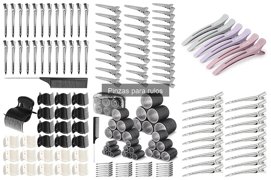 ¿Qué son las pinzas para rulos? Características y usos