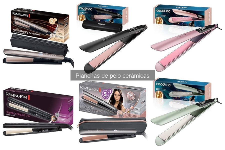 ¿Qué son las planchas de pelo cerámicas? Aprende sus beneficios