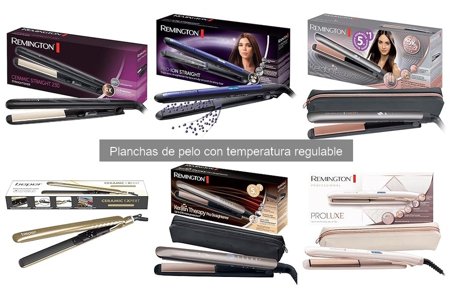 ¿Qué son las planchas de pelo con temperatura regulable?