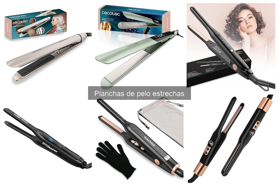 ¿Qué son las planchas de pelo estrechas? Características y Usos